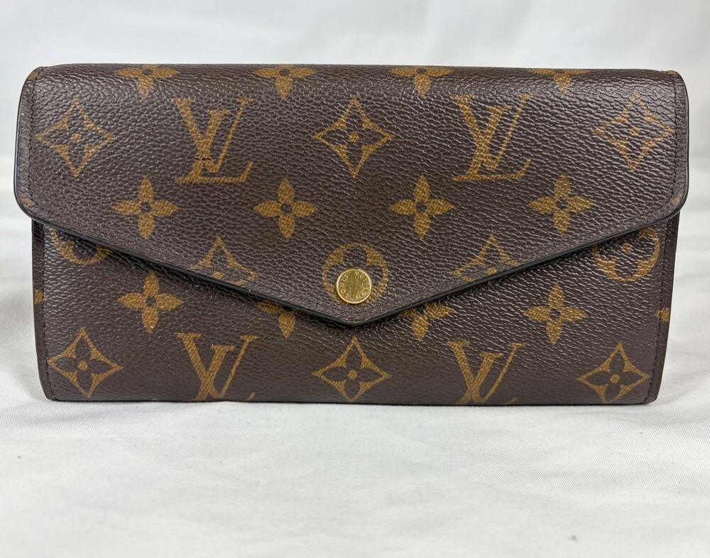 Louis Vuitton Sarah Wallet Monogram Envelope Long Wallet SPB JA-369522
